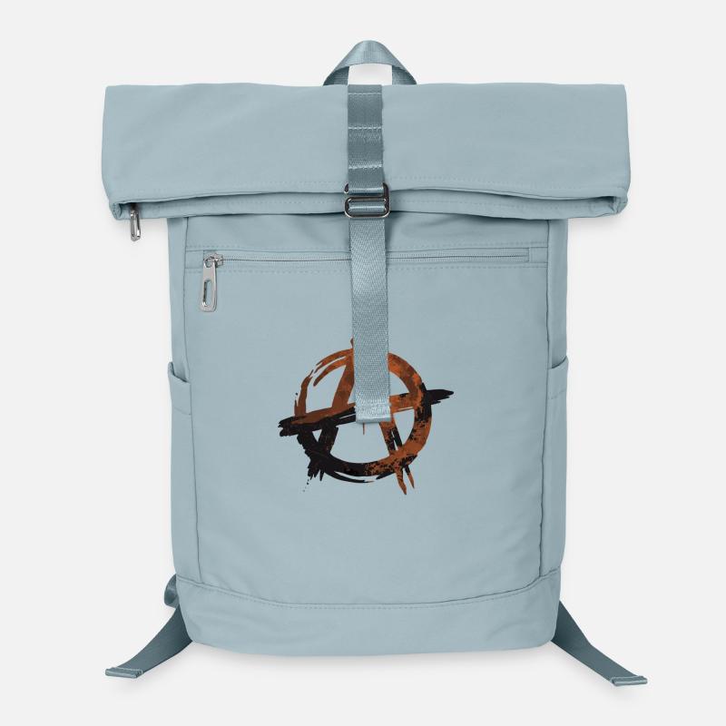 Grunge Anarchy Symbol - Rebellen-Stil Laptop-Rucksack 