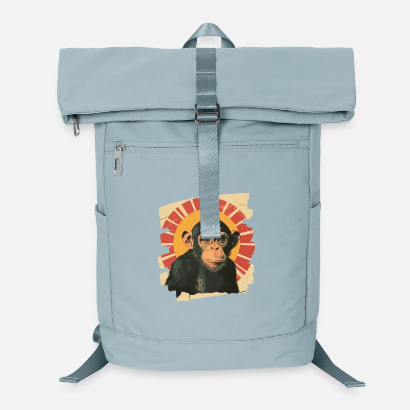Monkey Retro Laptop Backpack