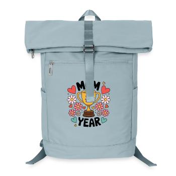 Maman de l’année | Mignon Trophée Design Fête des Mères - Sac à dos ordinateur - bleu glacier - Devant