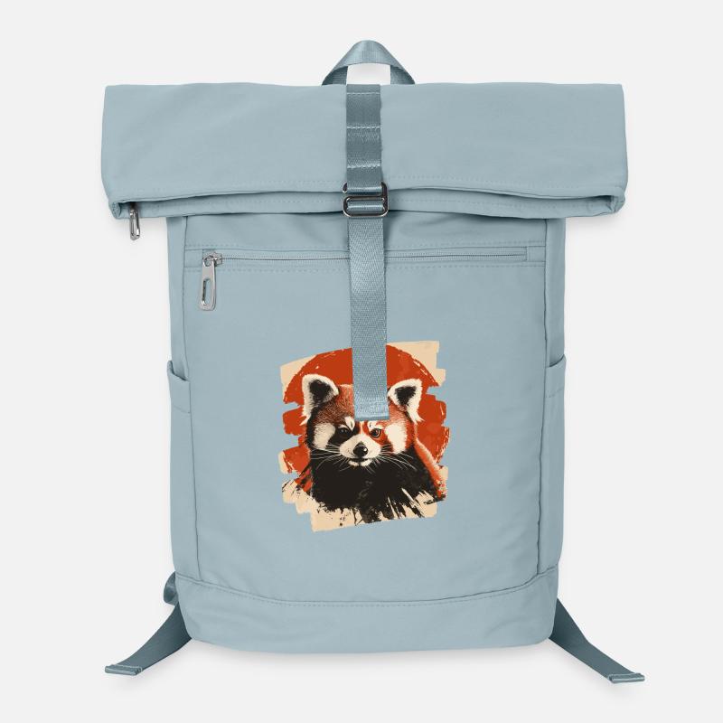 Roter Panda Laptop-Rucksack 