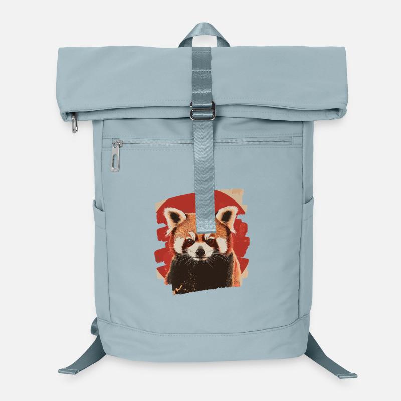 Roter Panda Laptop-Rucksack 