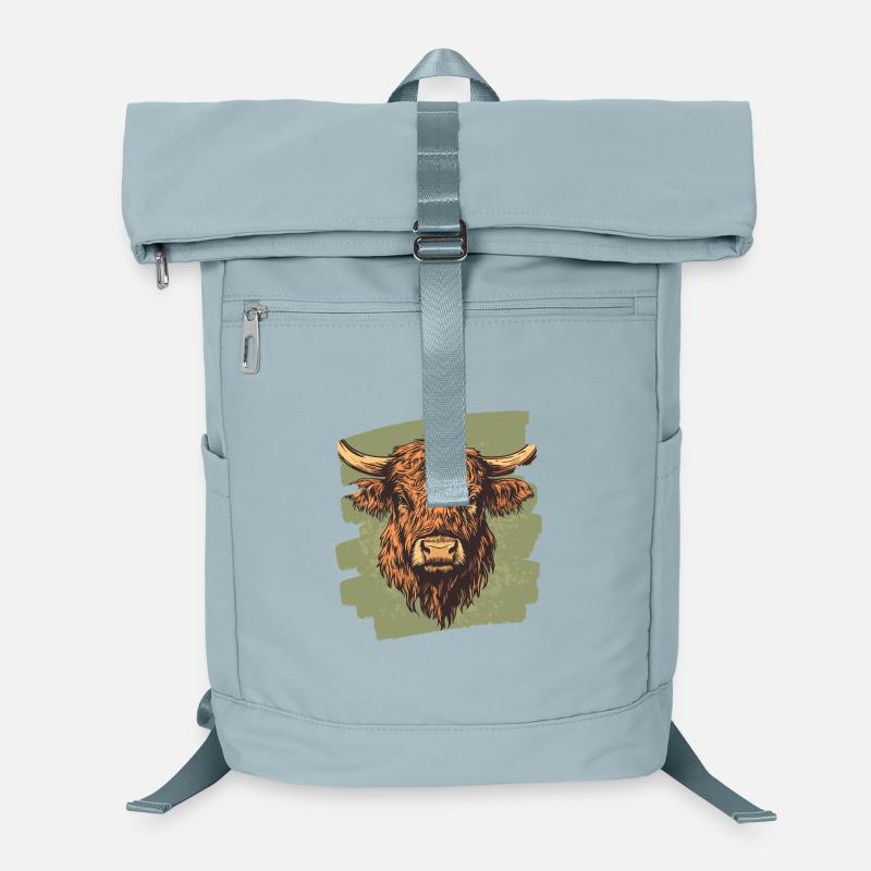 Schottisches Hochlandrind Laptop-Rucksack 