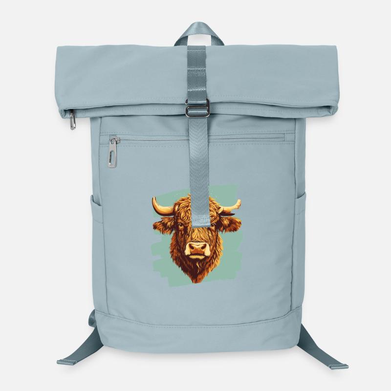 Scottish Highland cattle Laptop Backpack