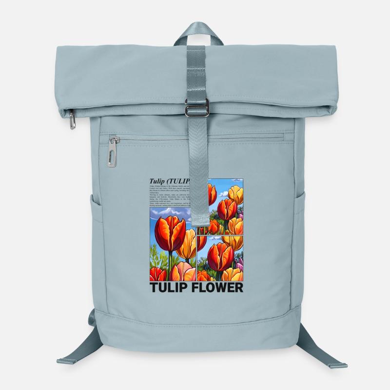 Tulip Flower Nature Spring Botanical Gift Laptop Backpack