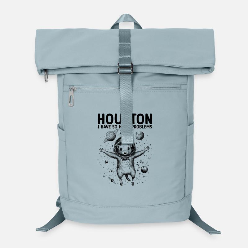 Houston I Have So Many Problems Opossum Universe Laptop Backpack