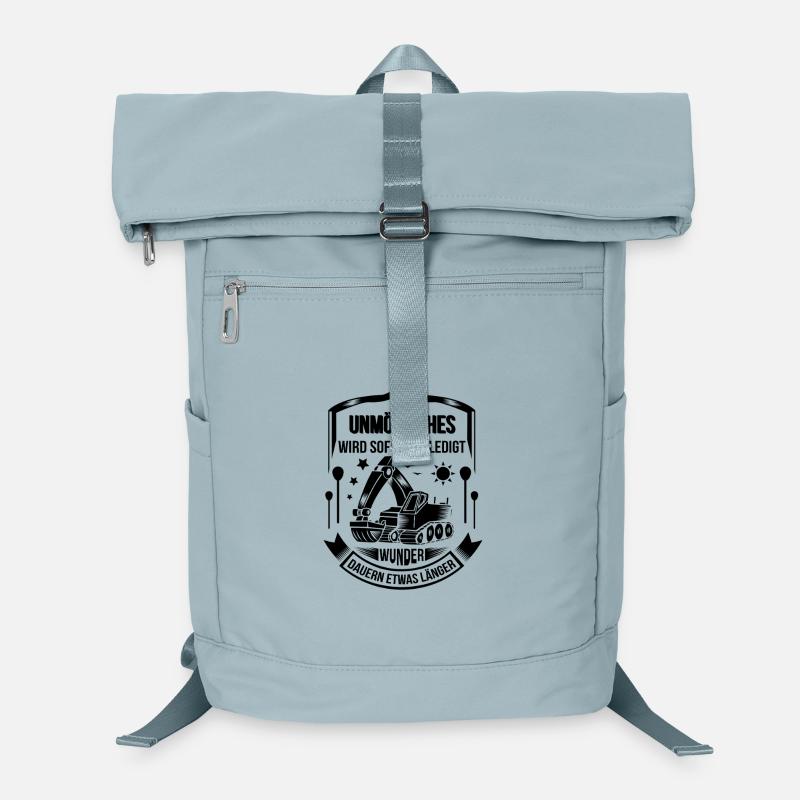 Baggerfahrer Unmögliches sofort erledigt Laptop-Rucksack 