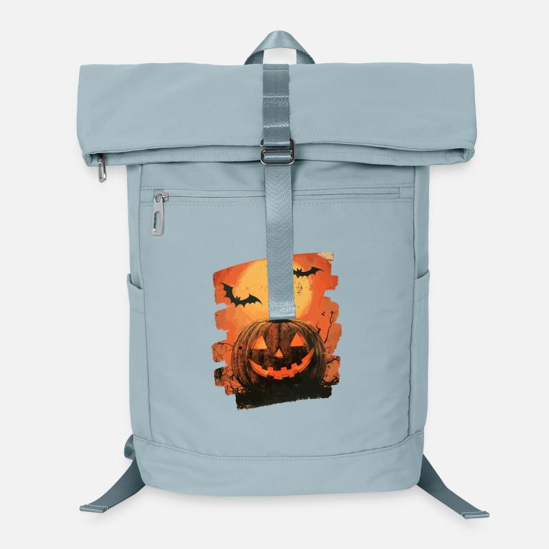 Halloween Pumpkin Laptop Backpack