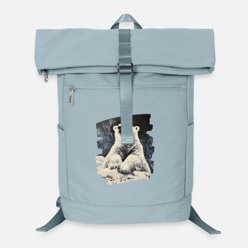 Ours blanc Sac à dos ordinateur