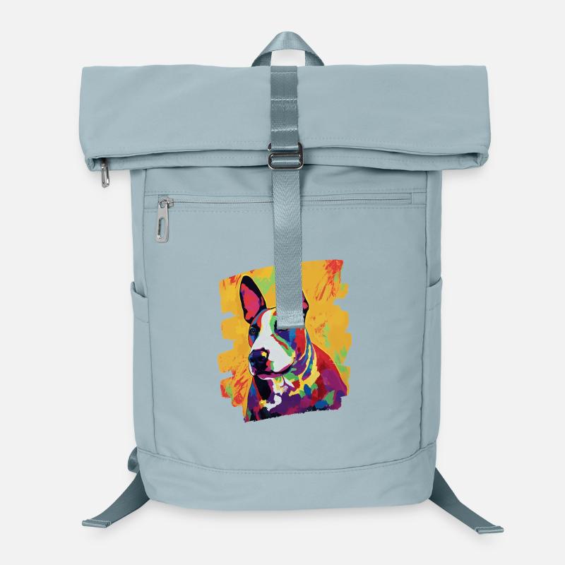 Bullterrier Kampfhund Laptop-Rucksack 