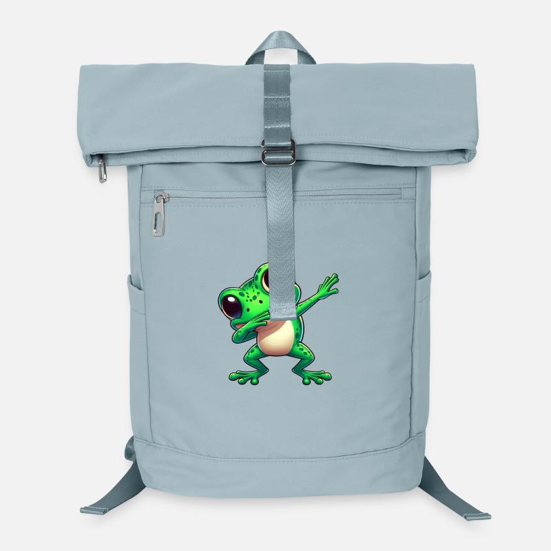 Cool Frog Dabbing Crapaud Tendance Sac à dos ordinateur