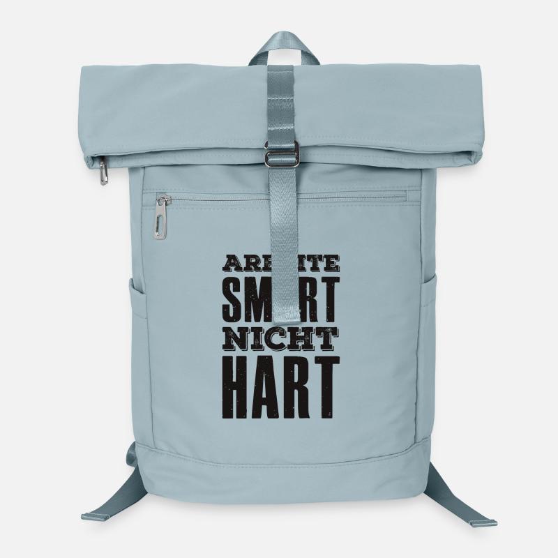 Arbeite Smart nicht hart Spruch Unternehmer Laptop-Rucksack 