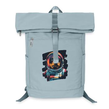Rottweiler Astronaut - Laptop-Rucksack  - Eisblau - Vorne