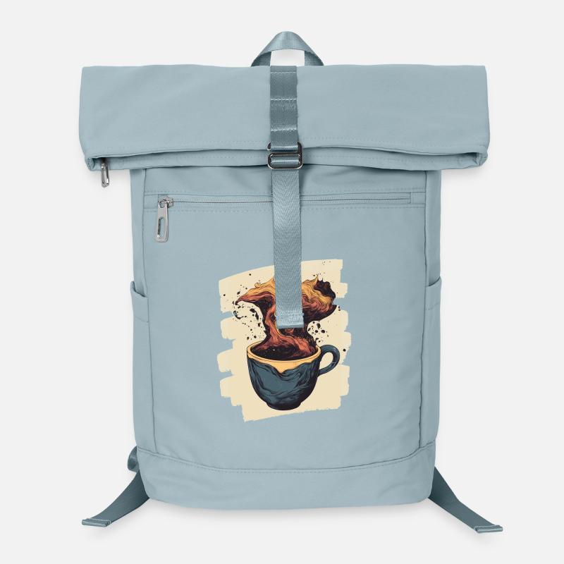 Kaffee Coffee Kaffeeliebhaber Laptop-Rucksack 