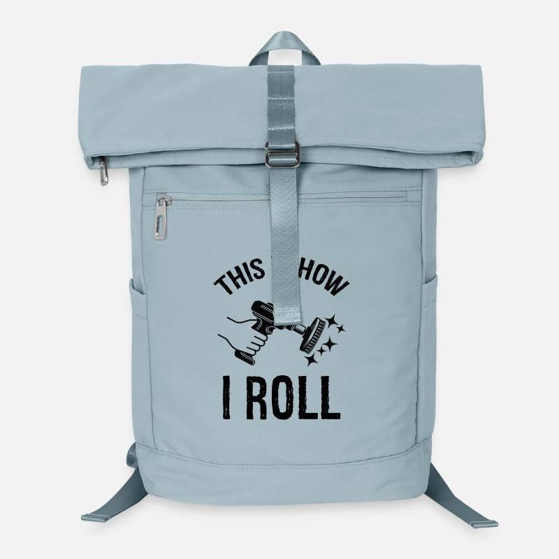 this is how I roll Auto Detailing Laptop Backpack