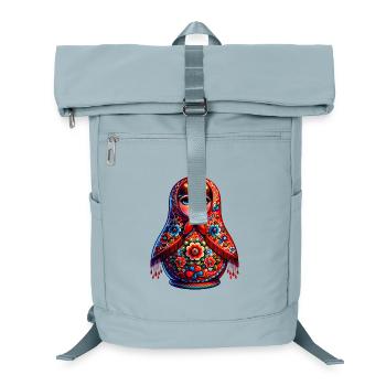 Russian Girl! Matrjoschka Russisch für Russen - Laptop-Rucksack  - Eisblau - Vorne