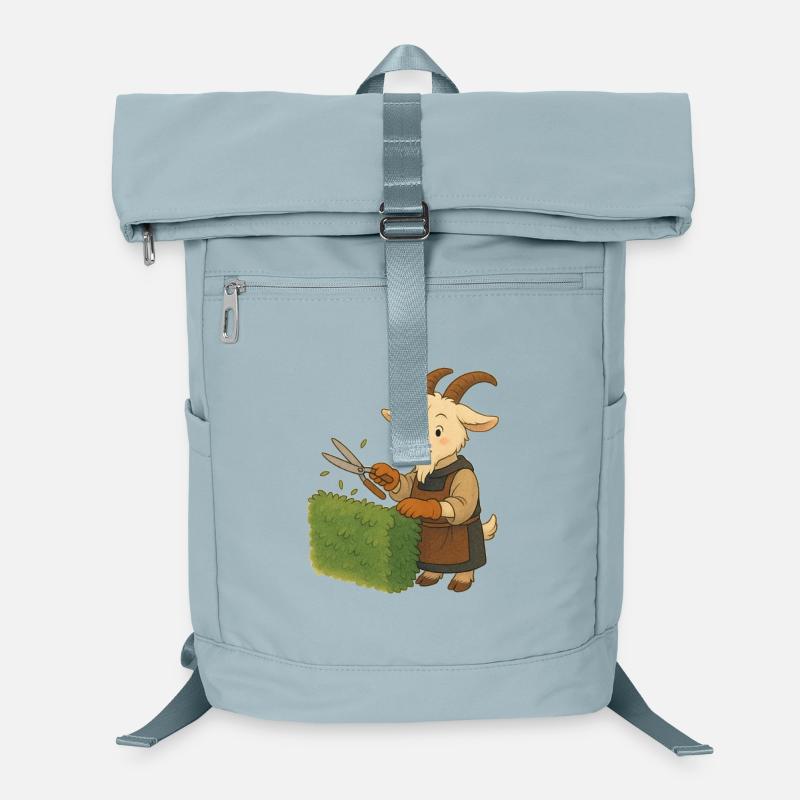 Ein Bock als Gärtner Laptop-Rucksack 