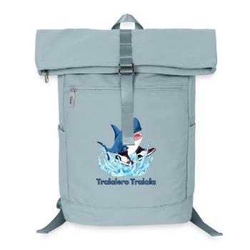 Tralalero Tralala Brainrot Lovers Italian Brainrot - Laptop Backpack - ice blue - Front