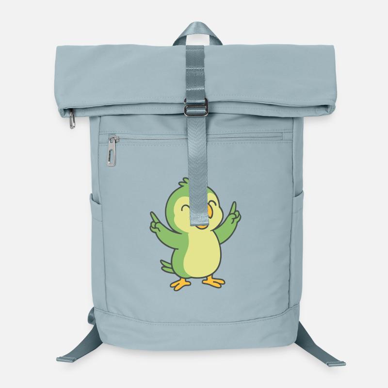 Perroquet de fête - Sac à dos ordinateur - bleu glacier