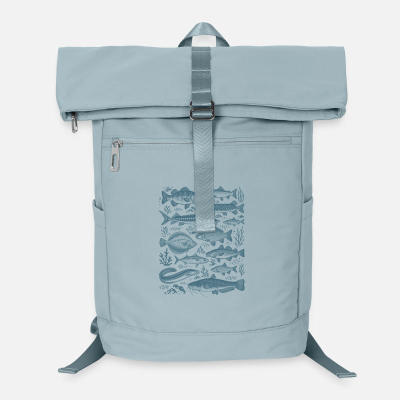 Fishing, Fish Species, Fish Science, Angler Gift Laptop Backpack