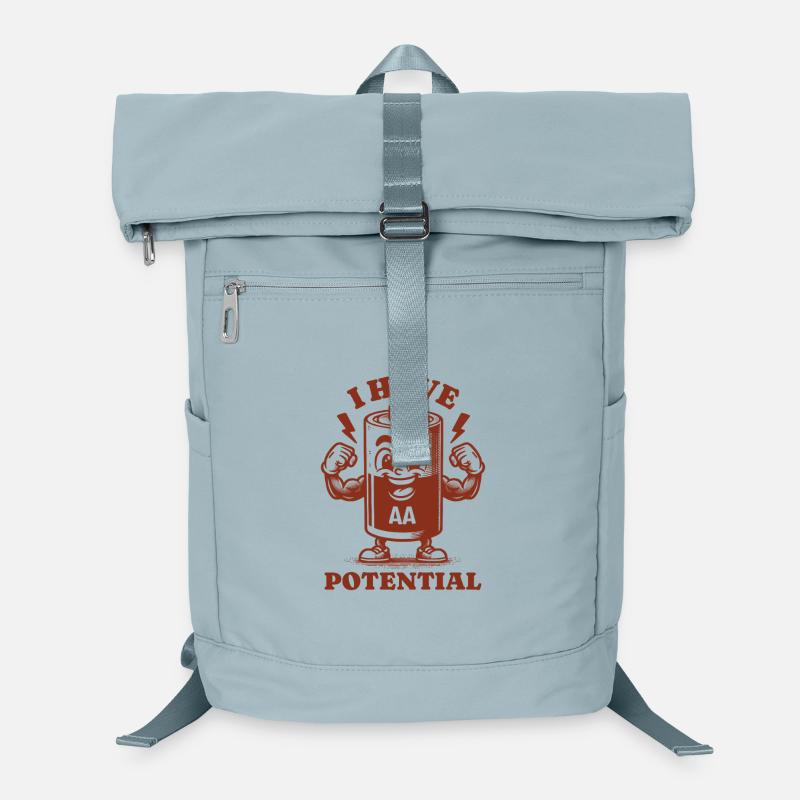 I Have Potential Funny AA Battery Physics Humor Laptop Backpack