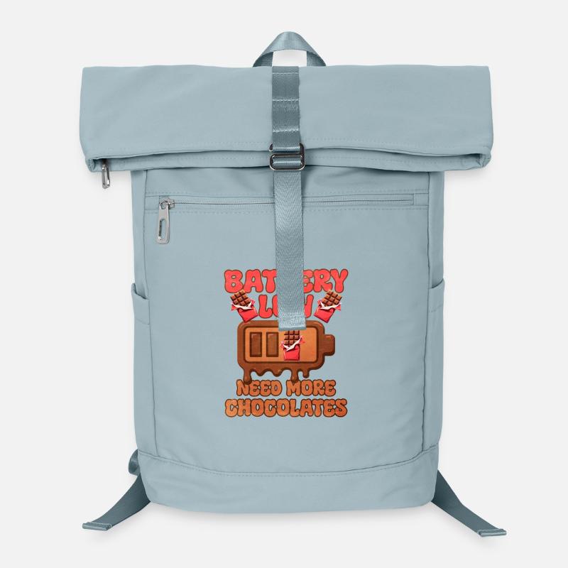 Schokoladen-Batterie mit Humor Laptop-Rucksack 