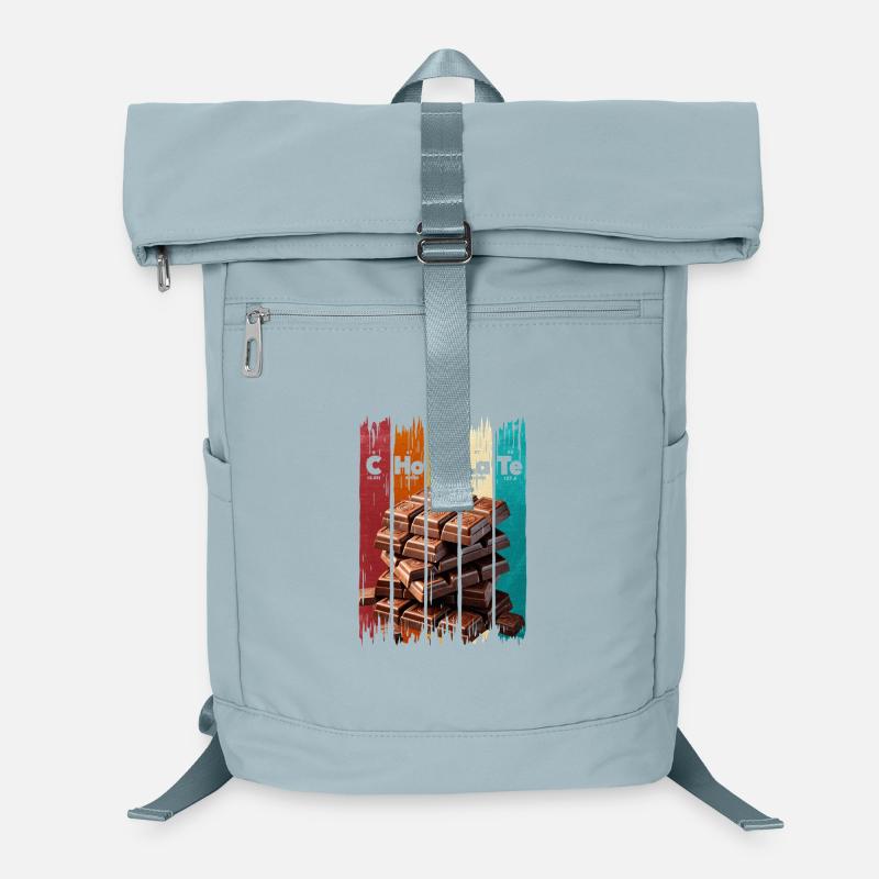 Chocolate bars with colorful background Laptop Backpack