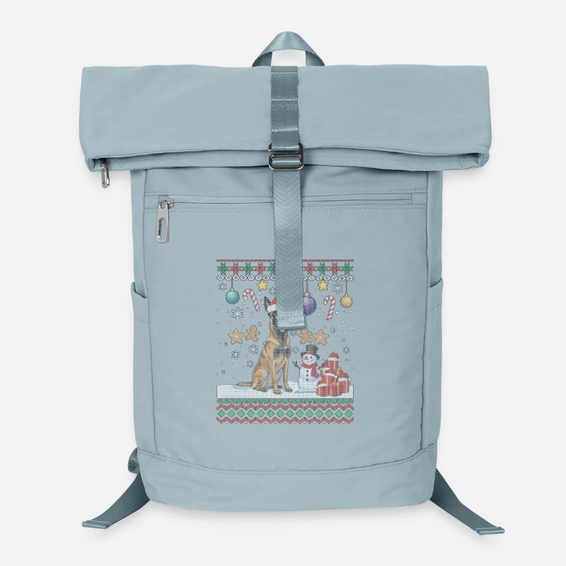 Père Noël laid Noël Chats mignons Sac à dos ordinateur