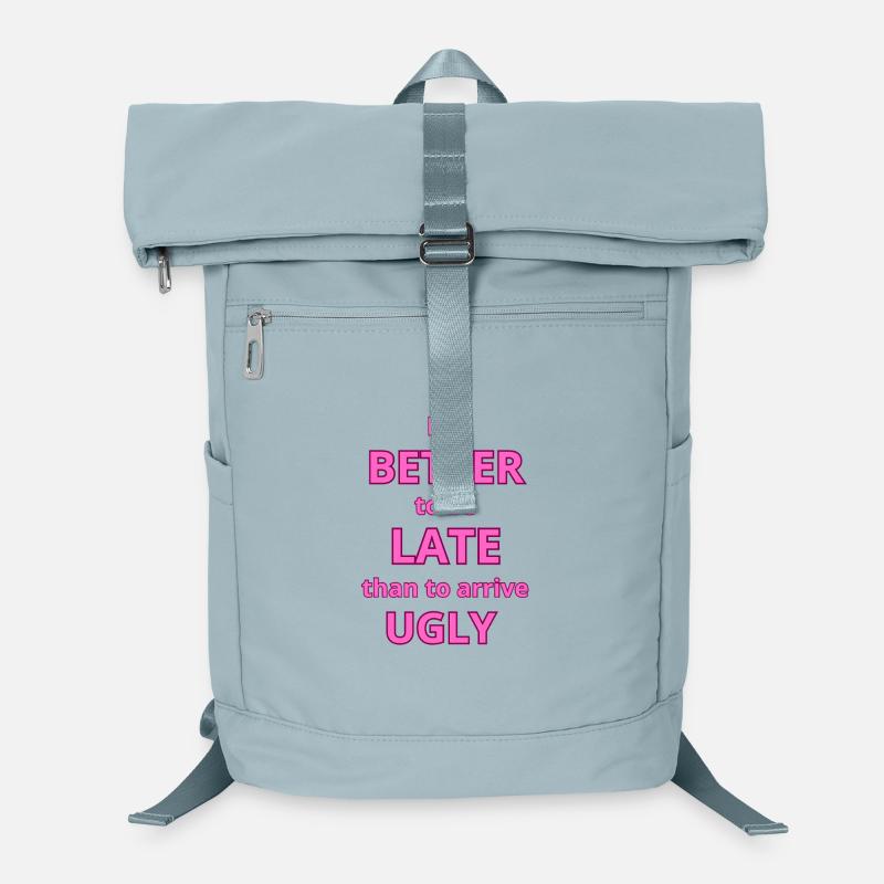 Citation de texte rose gras pour déclaration de mode Sac à dos ordinateur