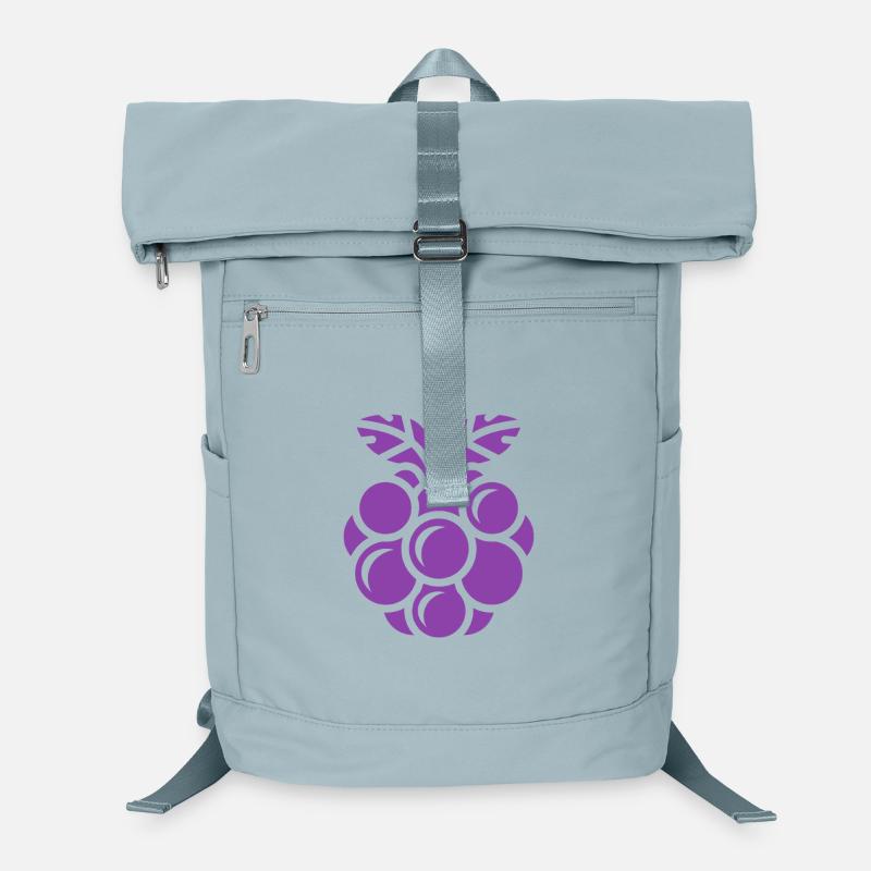 Stylized purple grapes for ripe primeur Laptop Backpack