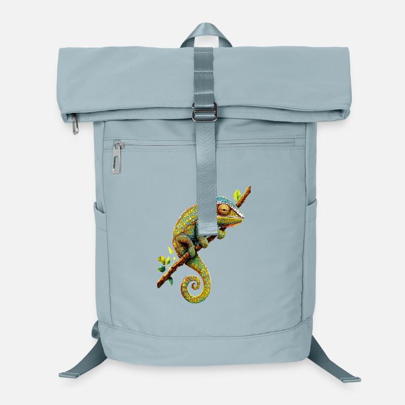 Chamäleon Echse Reptil Chameleon Leguan Eidechse Laptop-Rucksack 