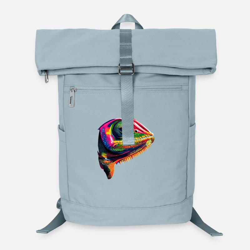 Chamäleon Echse Reptil Chameleon Leguan Eidechse Laptop-Rucksack 
