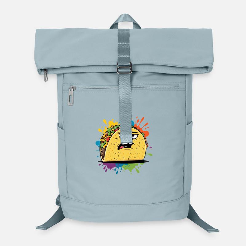 Elegant taco graphic with expression Laptop Backpack