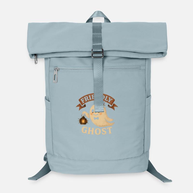 Friendly Ghosts Illustration Laptop Backpack