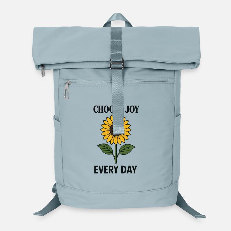 Choisissez la joie chaque jour Affirmation de la pleine conscience Sac à dos ordinateur