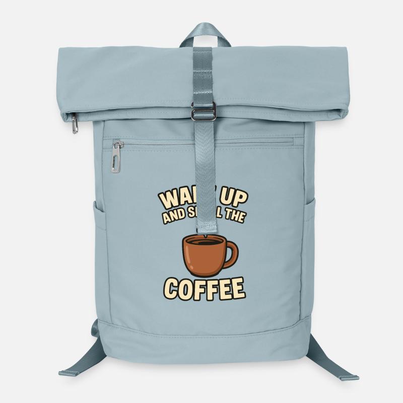 Rituel du matin Conception du café Sac à dos ordinateur