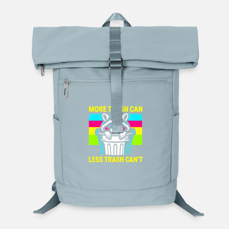 Waschbär Spruch Müll Humor Lustig Geschenkidee Laptop-Rucksack 