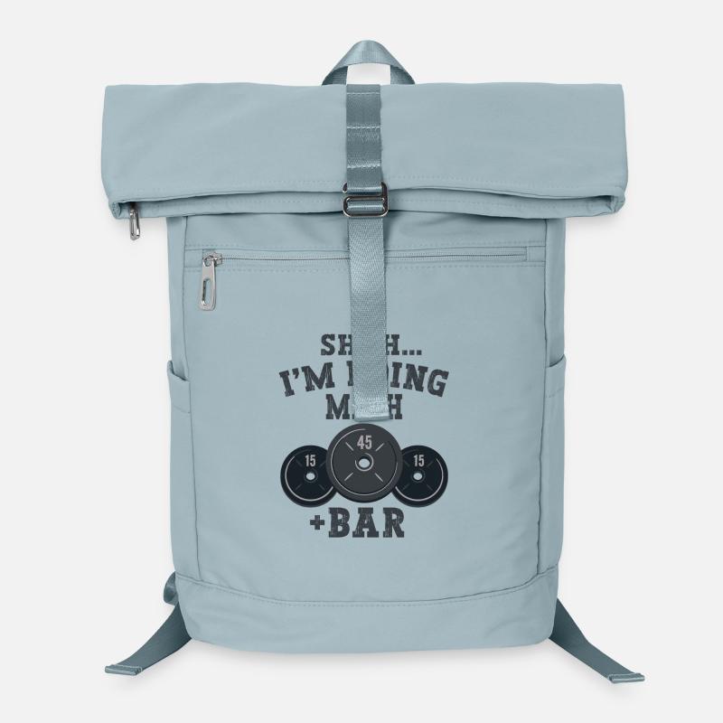 Shhh I'm Doing Math Weight Power Lifting Workout  Laptop-Rucksack 