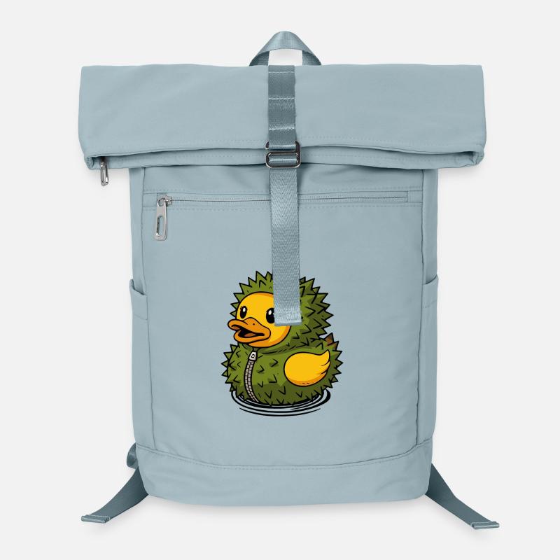 Durian Durian Fruit Duck Rubber Duck Squeaking Duck Laptop Backpack
