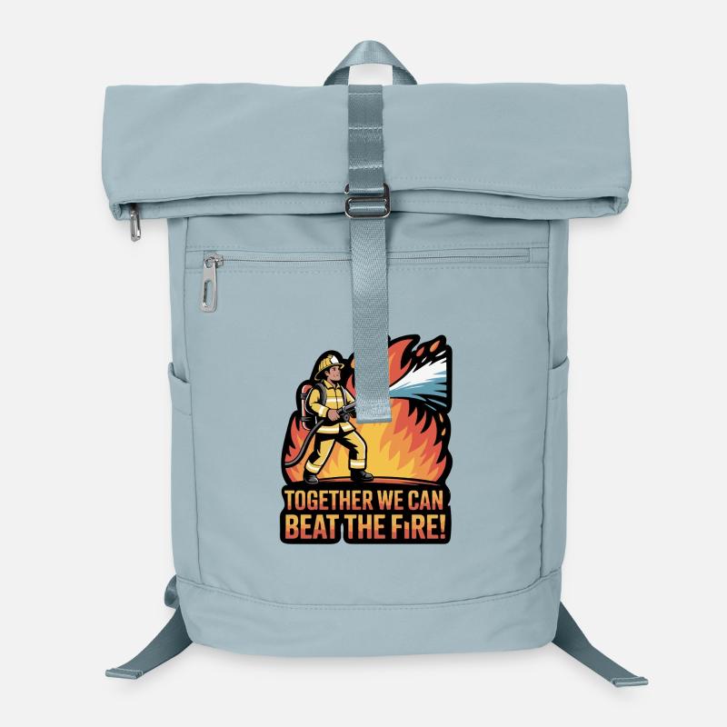 Firefighter Unity Inspirational Design Laptop Backpack