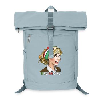 WOMAN ITALY ITALIAN GIRL - Laptop Backpack - ice blue - Front