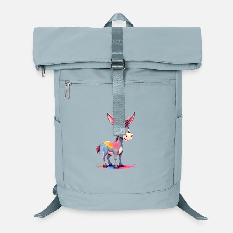 Éclaboussure colorée d'âne Sac à dos ordinateur