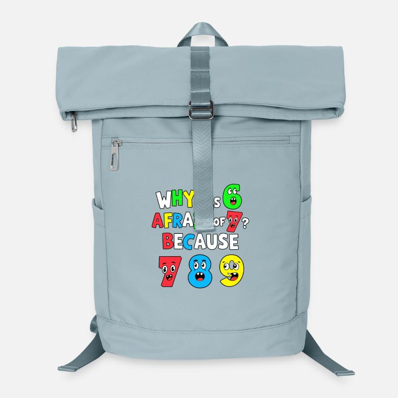 Wunderliches buntes Alphabet- und Zahlendesign Laptop-Rucksack 