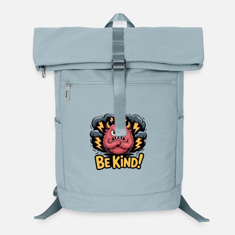 Fierce Friendly Monster with Lightning Laptop Backpack