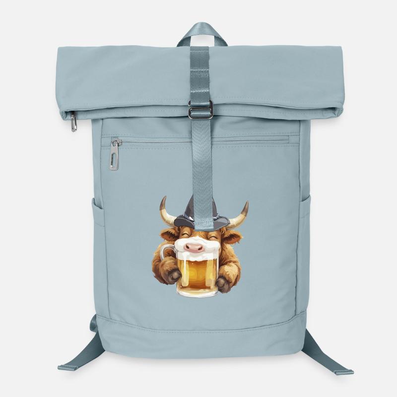 Volksfest Bulle mit Bierglas Bierfest Bierzelt  Laptop-Rucksack 