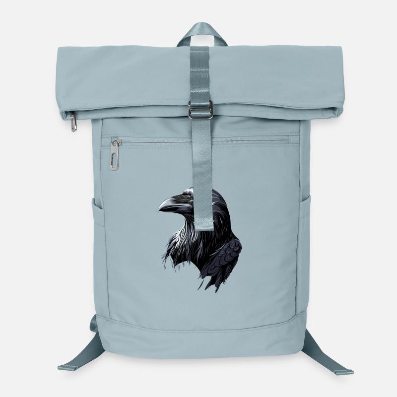Raven, Crow, Bird, Raven Crow, Jackdaw, Black Raven Laptop Backpack