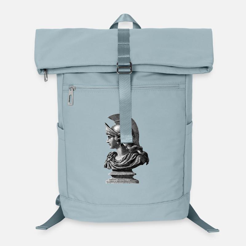 Buste antique Athéna - Gravure classique Sac à dos ordinateur