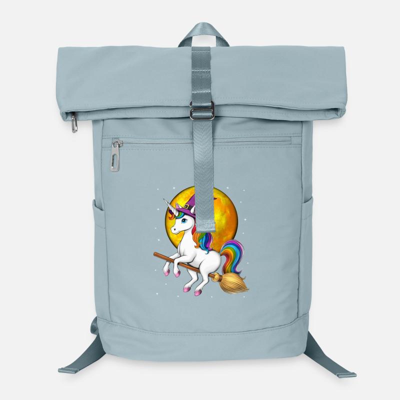 Balai d’équitation de sorcière licorne Sac à dos ordinateur