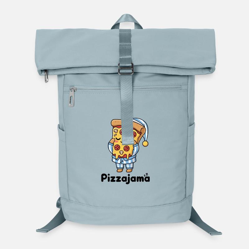 Pizza drôle Dessin animé Pizza Pyjamas Sac à dos ordinateur