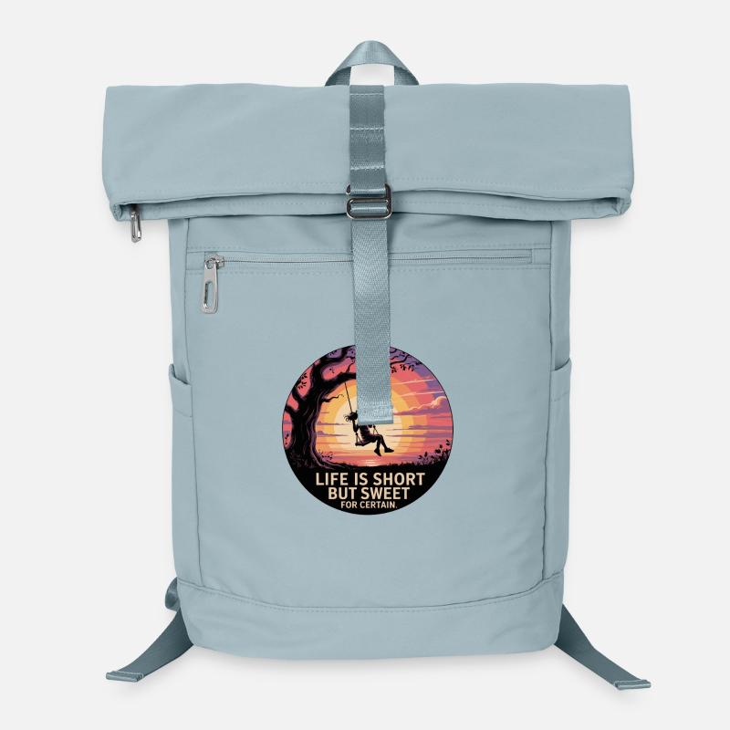LA VIE EST COURTE MAIS DOUCE, C’EST CERTAIN Sac à dos ordinateur
