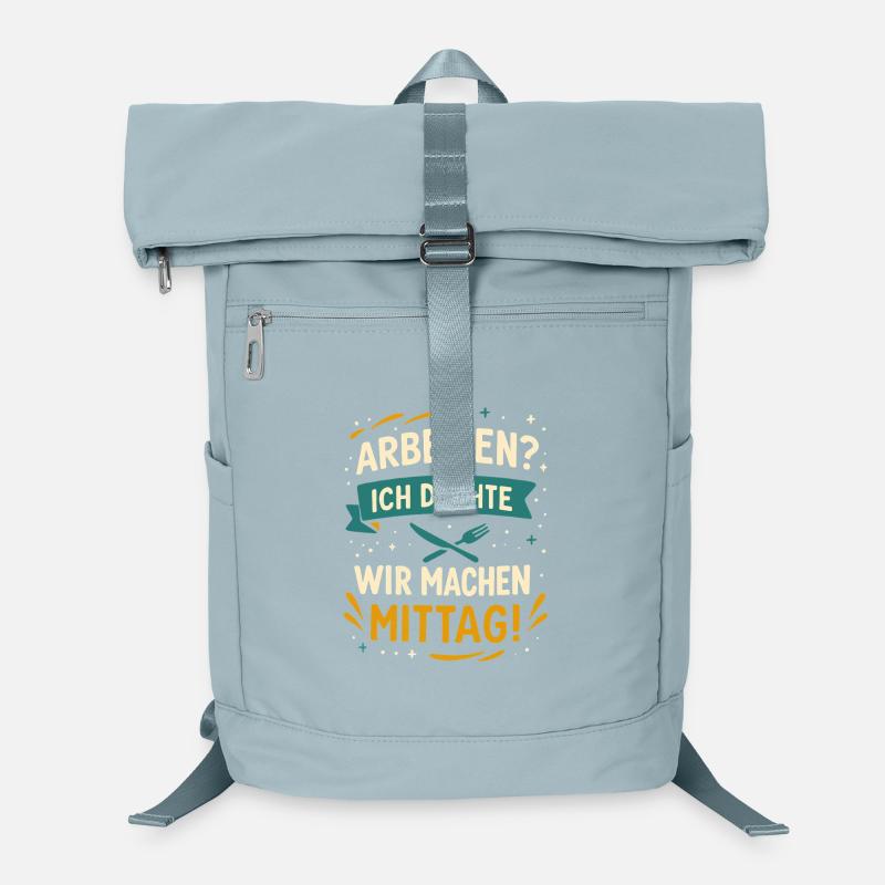 Arbeiten? Ich dachte, wir machen Mittag! Laptop-Rucksack 